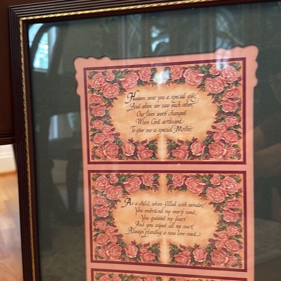 Home Interiors Wooden Framed Poem By Ken Brown "Heaven Sent You A Special Gift" - Picture 5 of 8